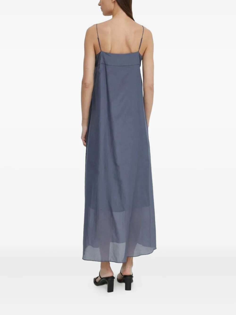 Lovechild Maxi-jurk met vierkante hals - Blauw
