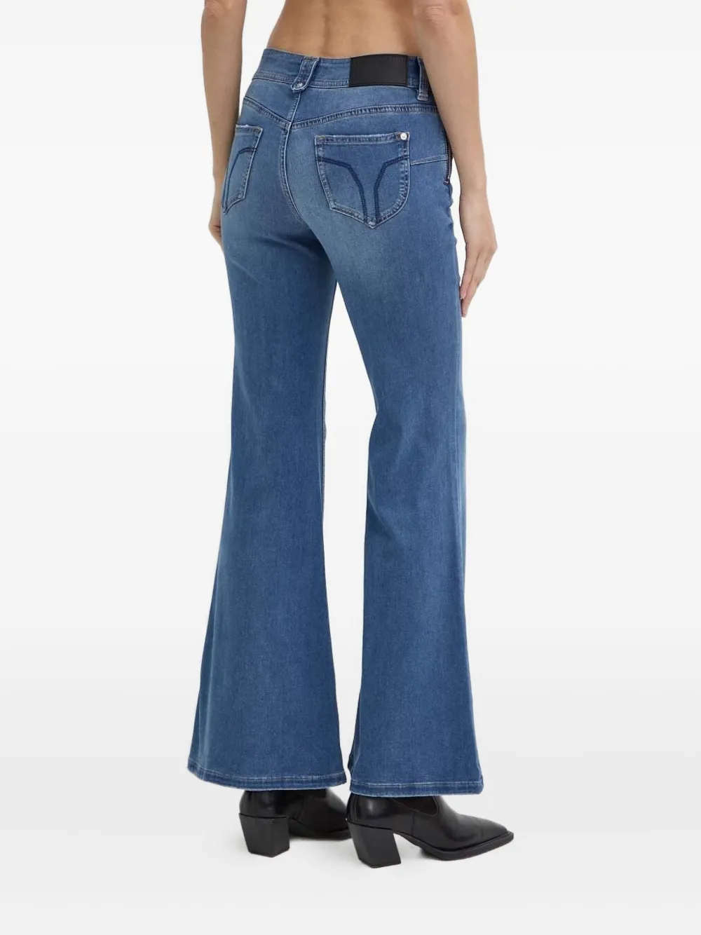 Miss Sixty Flared jeans met veters - Blauw