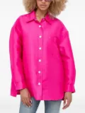 Miss Sixty pearl-embellished shirt - Pink