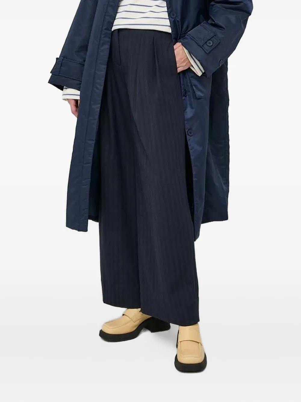 Lovechild Gestreepte broek Blauw