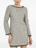 Miss Sixty sequin tweed long-sleeve dress - Grey