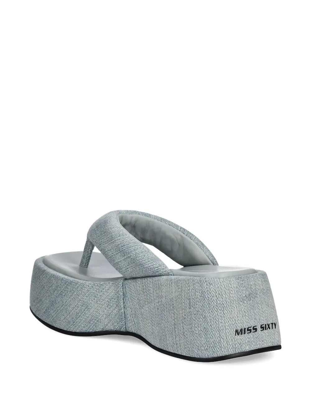 Miss Sixty denim slides Blue
