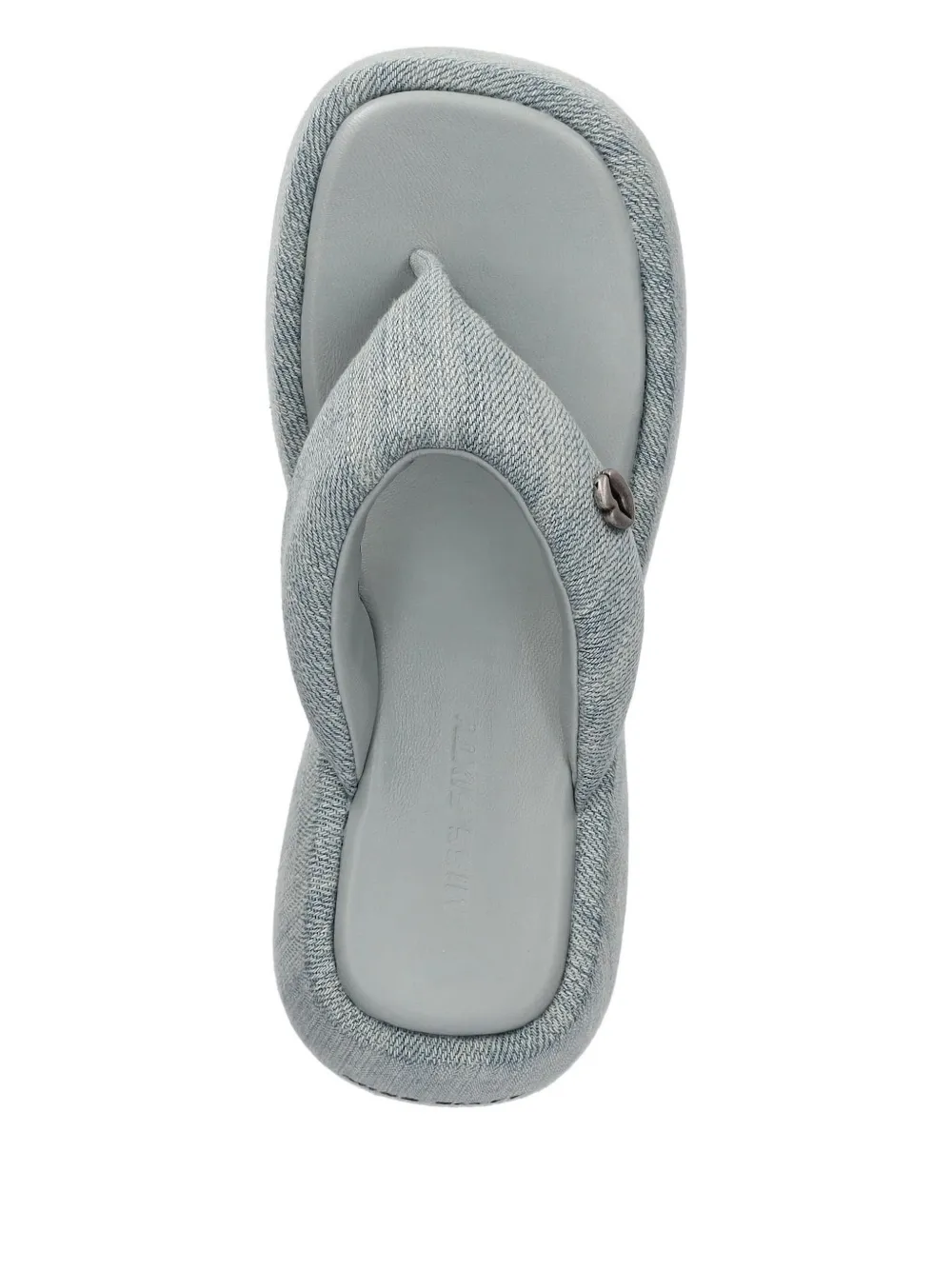 Miss Sixty denim slides Blue