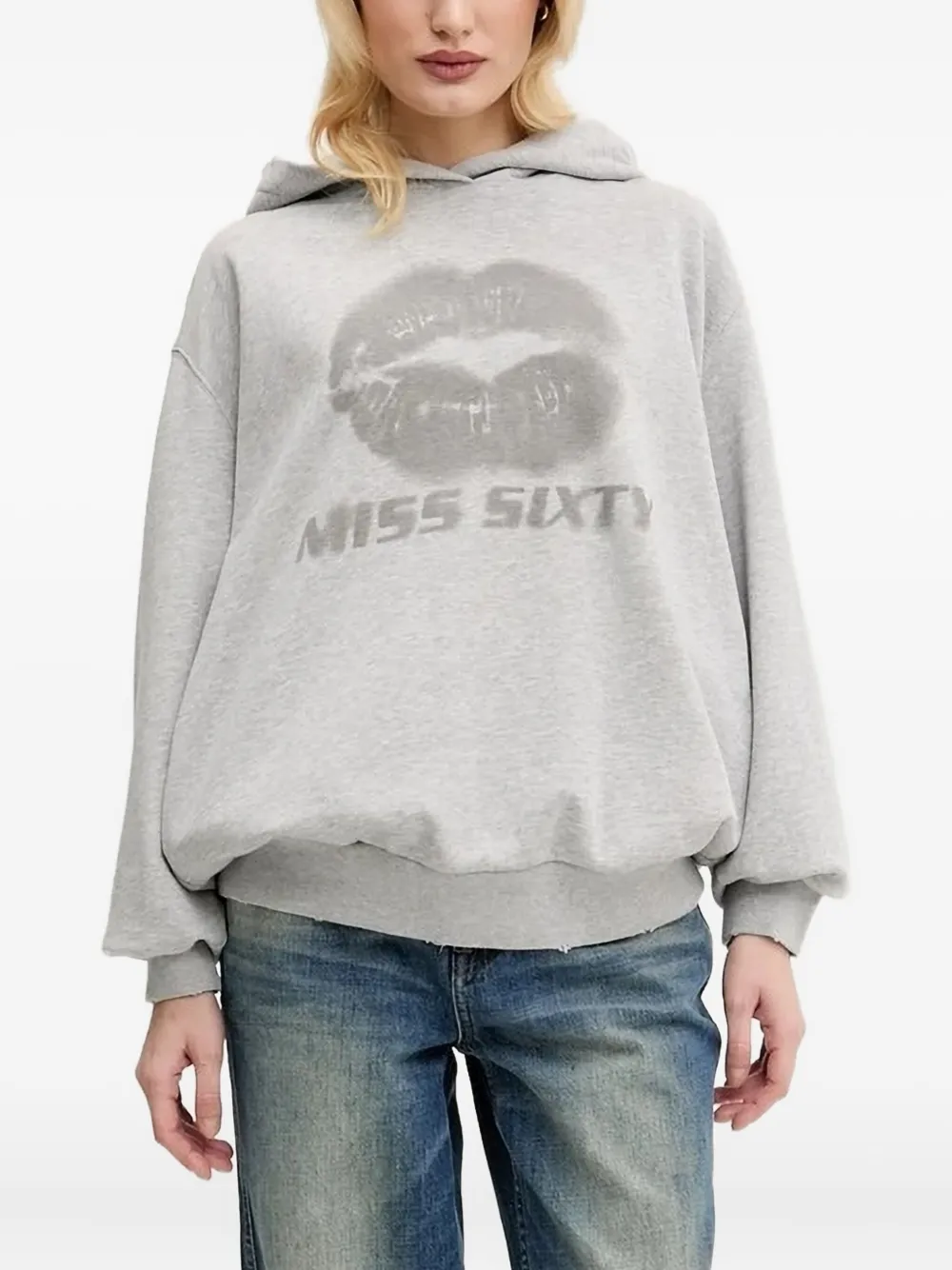 Miss Sixty プリント パーカー - グレー Miss Sixty プリント パーカー - グレー