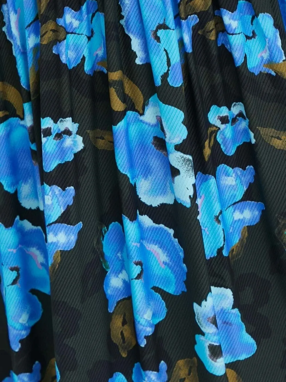 lovechild Mimi midi-jurk met bloemenprint en gestrikt bandje Zwart