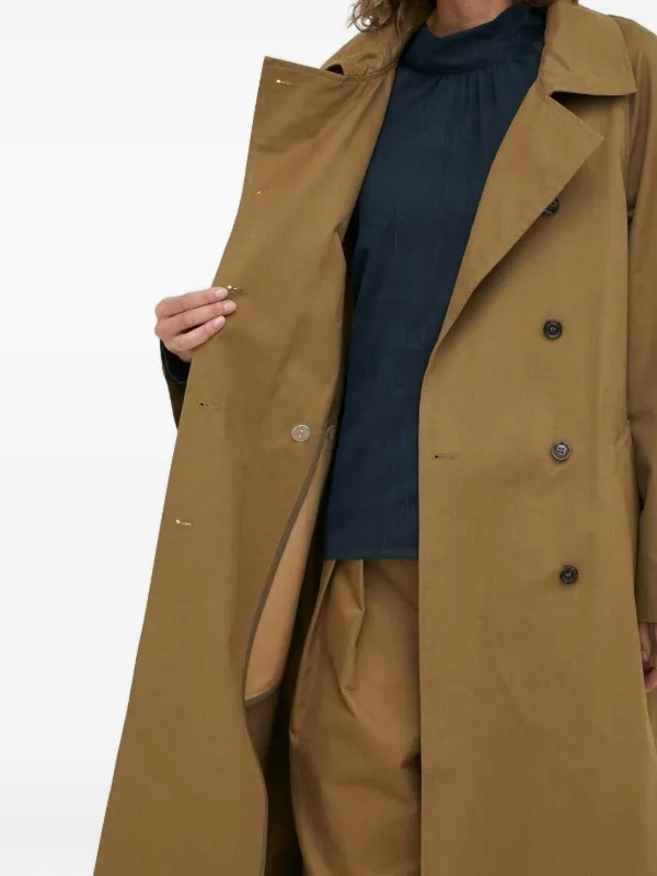 Lovechild Carrie Belted double-breasted Trench Coat Brown