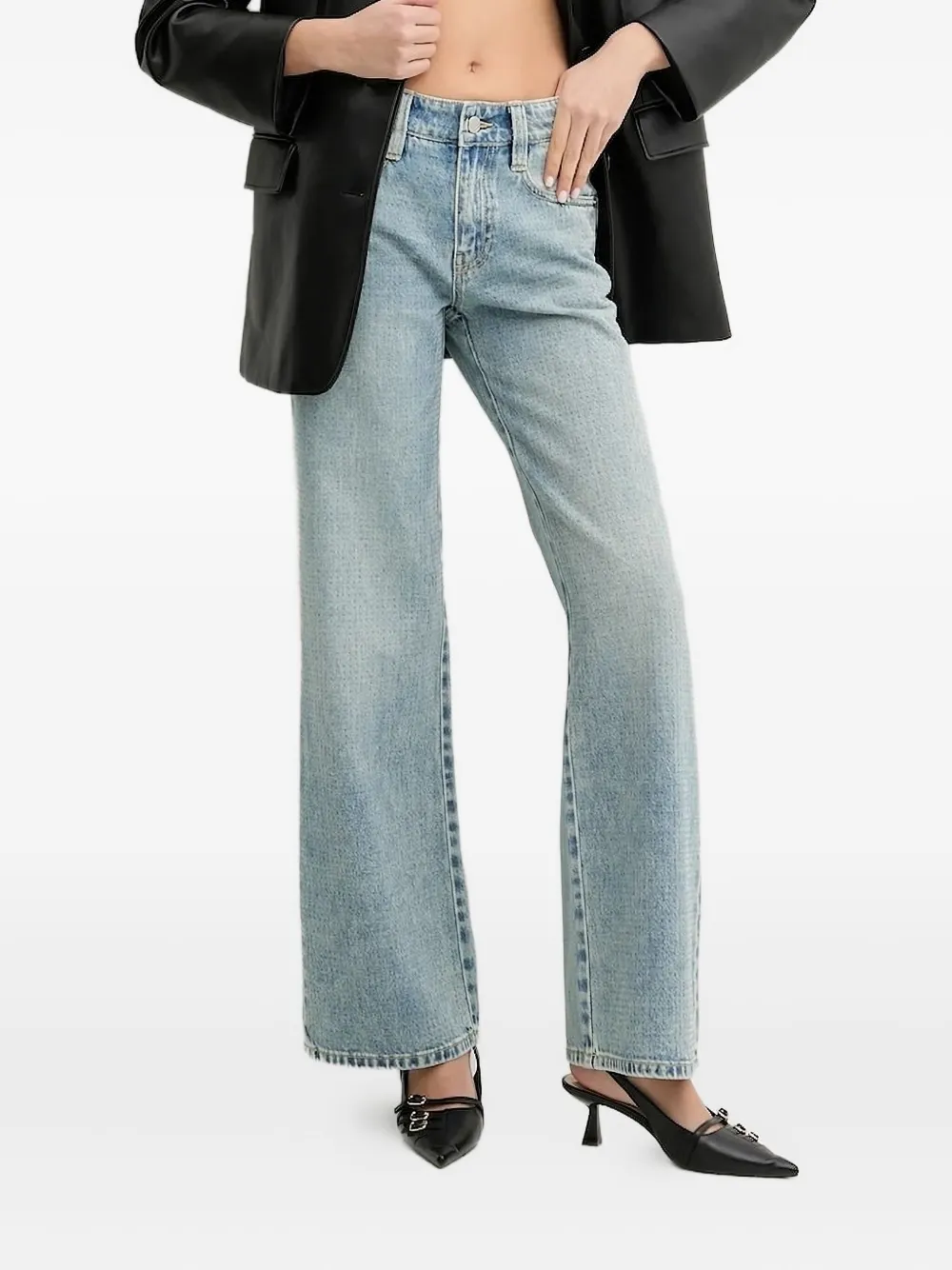 Miss Sixty cotton logo-plaque jeans | Blue | Image 1