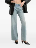 Miss Sixty cotton logo-plaque jeans - Blue