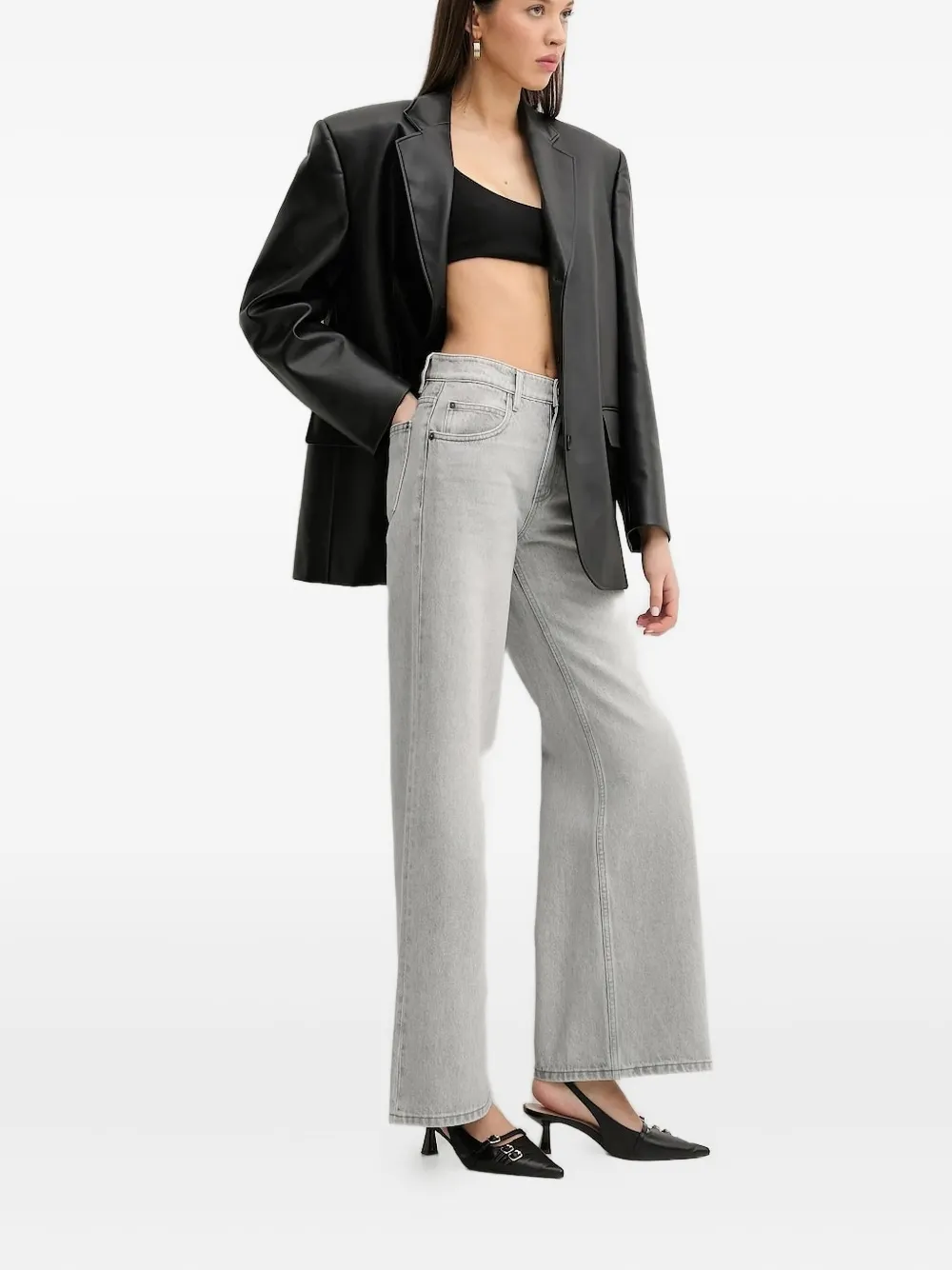 Miss Sixty logo-patch jeans | Grey | Image 1