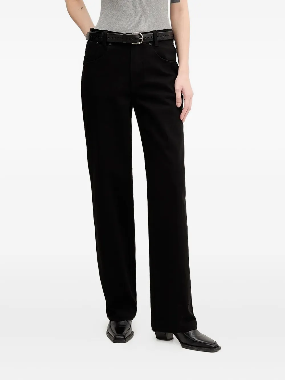 Miss Sixty Button-fly Jeans In Black