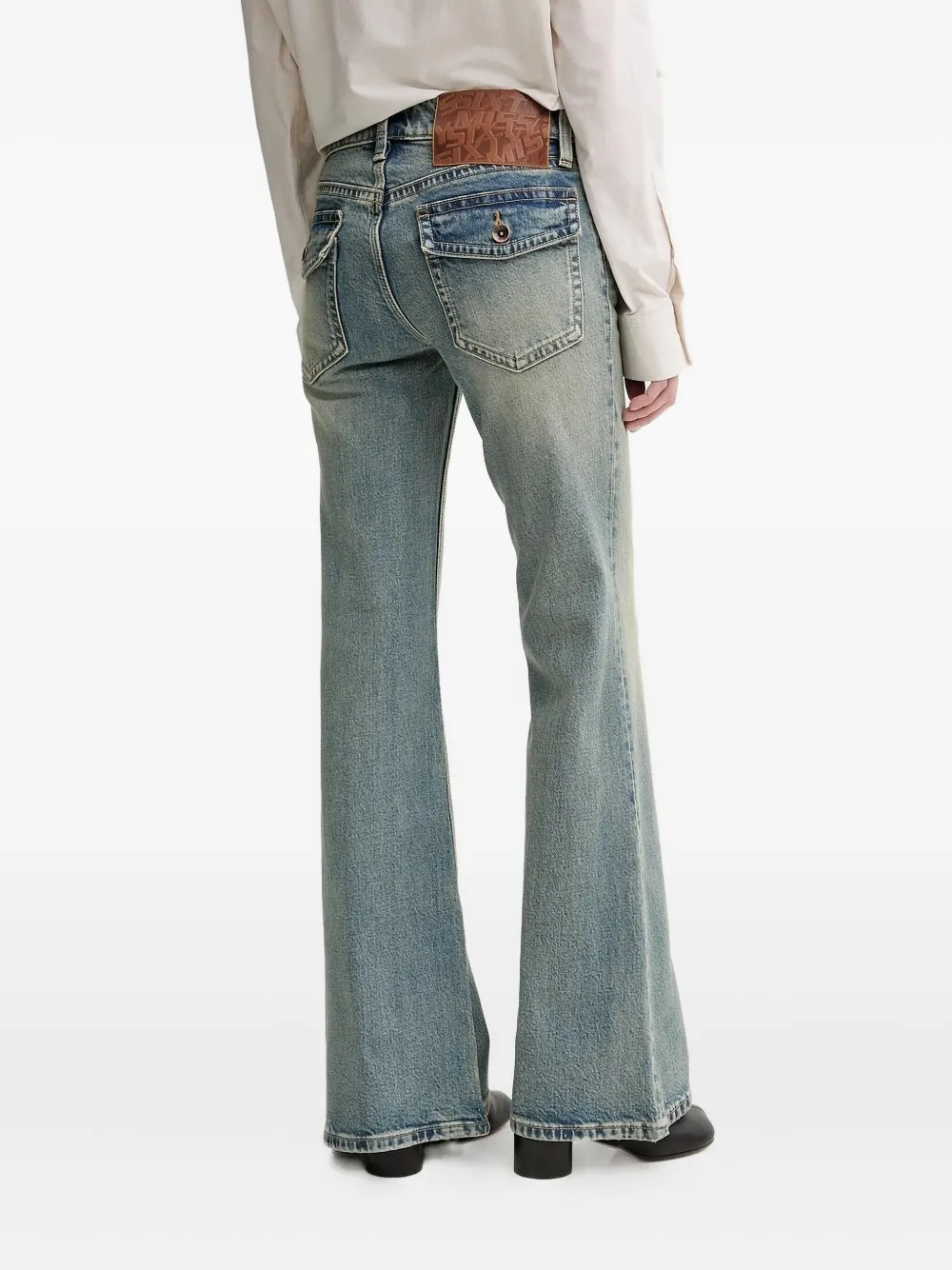 Miss Sixty Flared jeans met zakken - Blauw