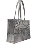 Miss Sixty denim-print tote bag - Grey