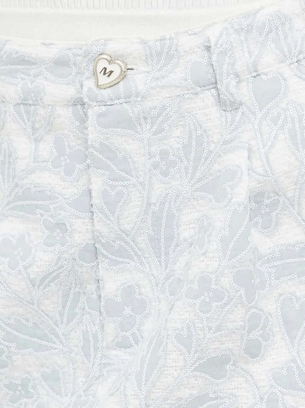 Miss Sixty Mini-rok met bloemenprint Blauw