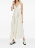 lovechild tie-straps midi day dress - Neutrals