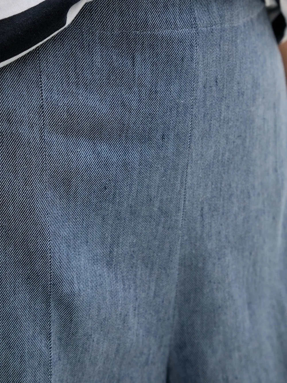 Theory Denim shorts Blauw