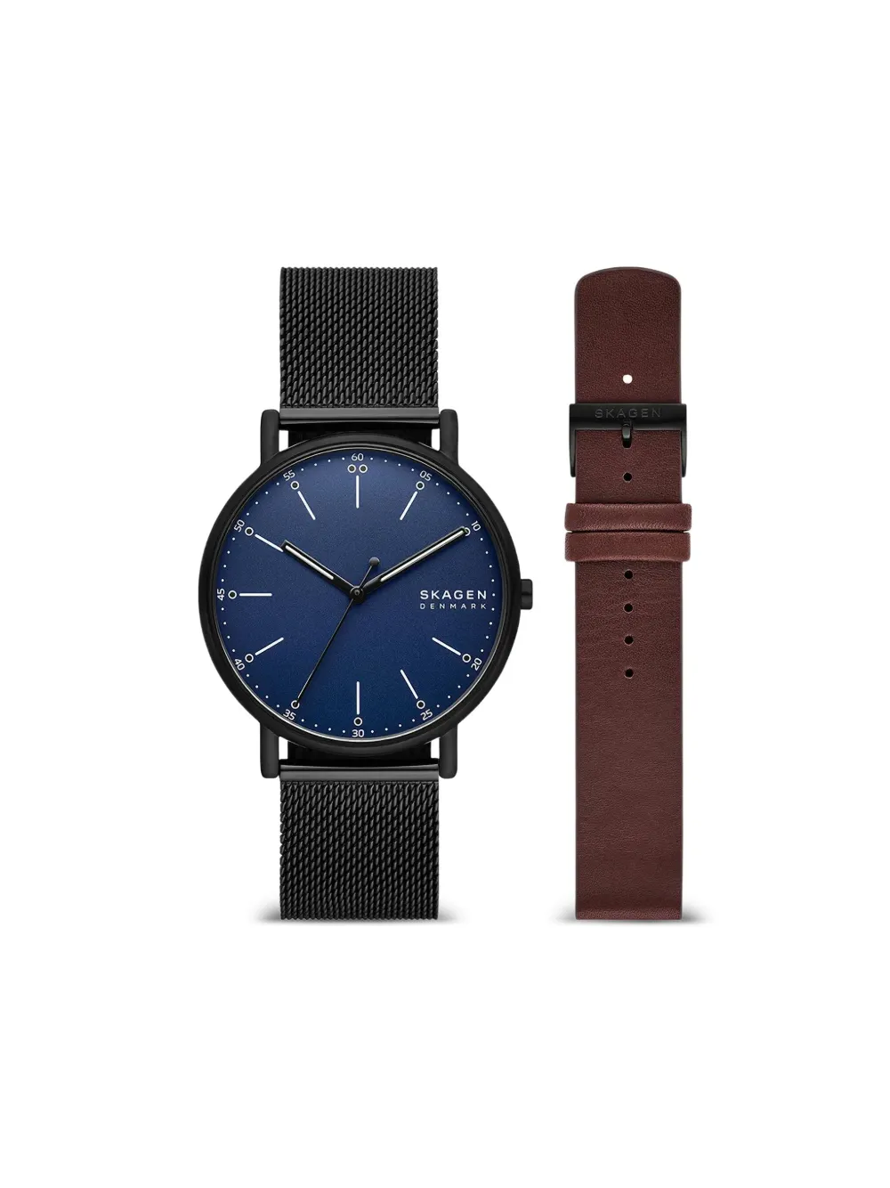 Skagen round-face 40mm - ブルー Skagen round-face 40mm - ブルー
