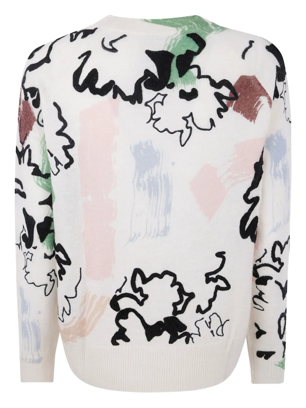 Paul Smith abstract-print crew-neck jumper | Knitted Sweaters | Image 2