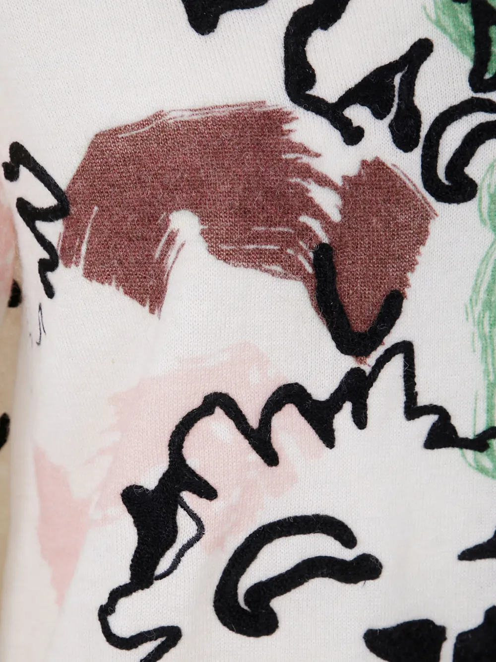 Paul Smith Coltrui met abstracte print Wit