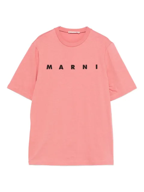 Marni Kids logo-print cotton T-shirt