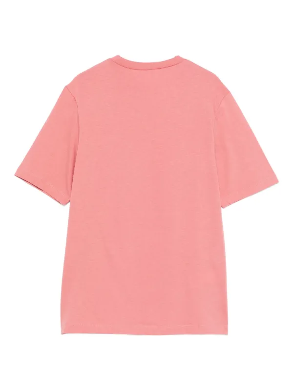 Marni Kids logo-print Cotton T-shirt | Pink | FARFETCH