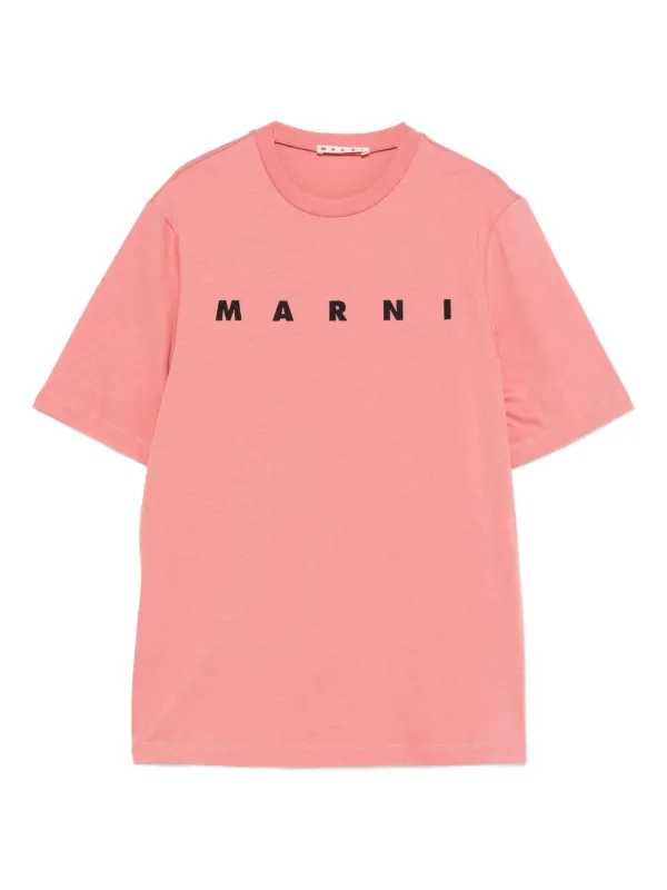 MARNI ピンク ロゴ Tシャツ 30785636_60043629_600.jpg