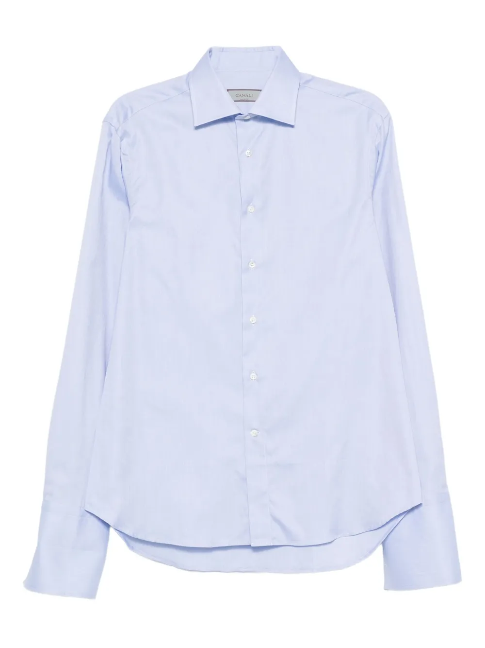 Canali Katoenen overhemd met lange mouwen Blauw