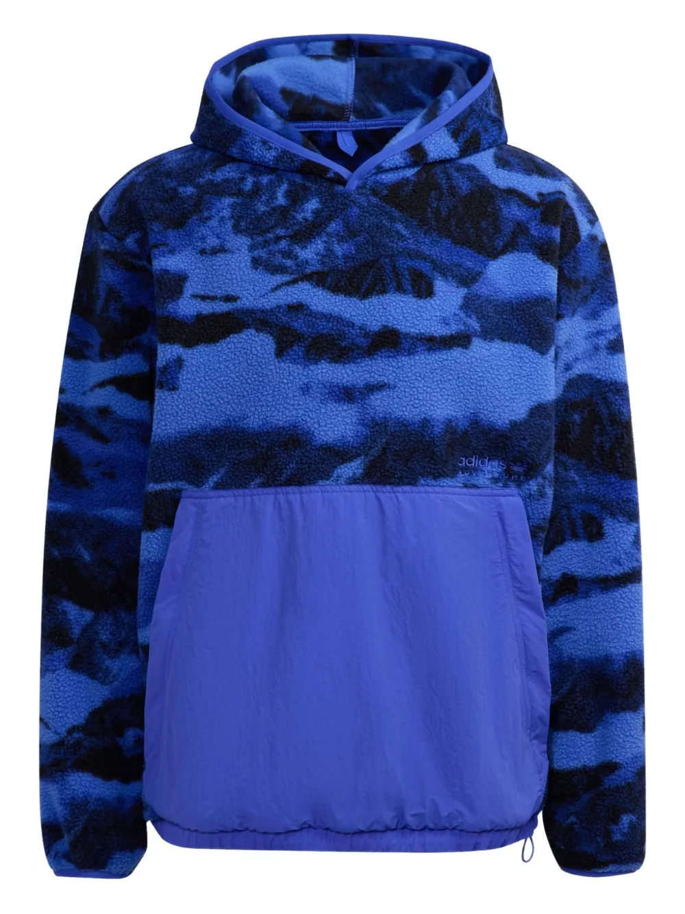 adidas sudadera con capucha y bolsillo | azul | Image 1