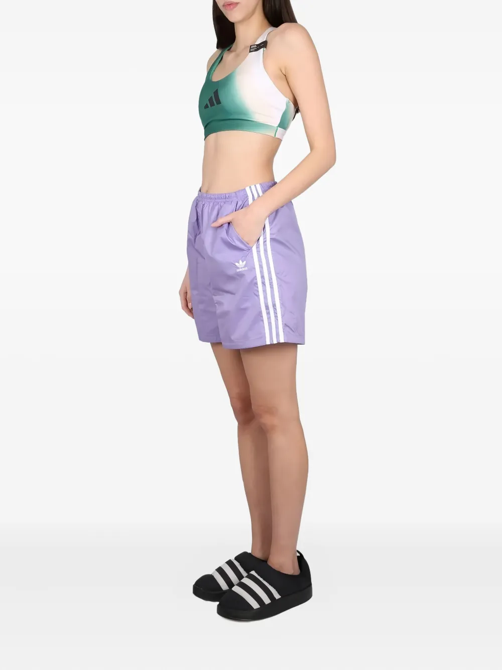 adidas Racerback top met logo Groen