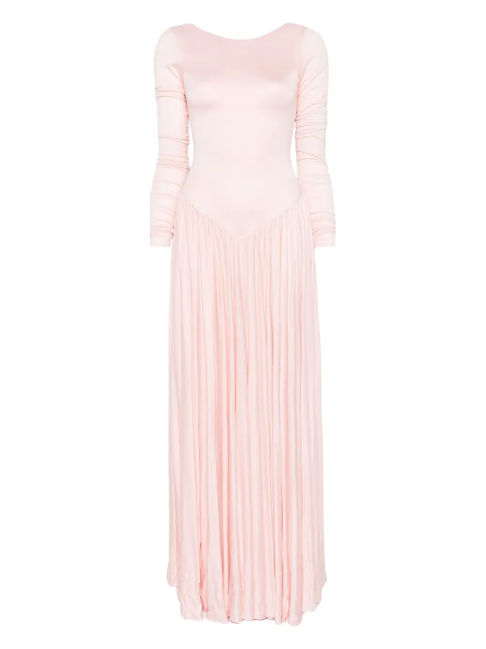 PNK Maxi-jurk met open rug Roze