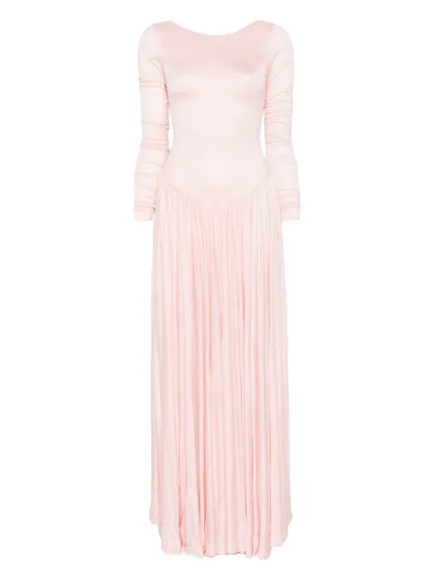 PNK open-back maxi dress