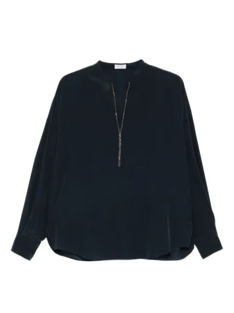 Brunello Cucinelli monili-embellished top
