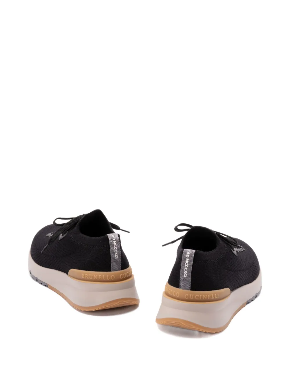 Brunello Cucinelli lace-up sneakers Black