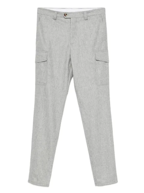 Brunello Cucinelli wool cargo pants