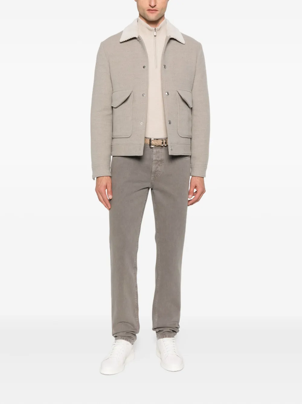 Brunello Cucinelli Katoenen jeans Grijs