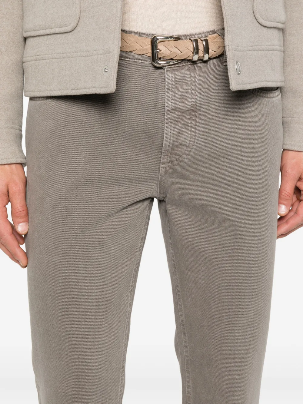 Brunello Cucinelli Katoenen jeans Grijs