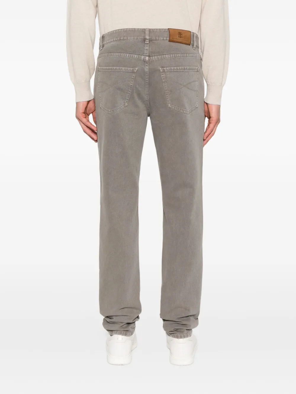 Brunello Cucinelli Katoenen jeans Grijs