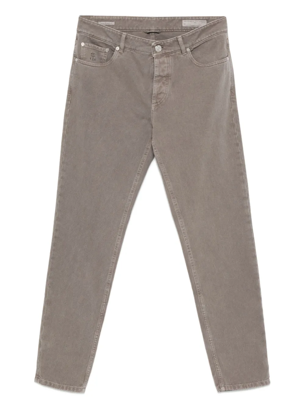 Brunello Cucinelli Katoenen jeans Grijs