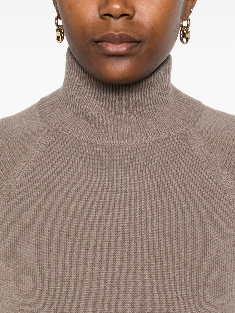 Brunello Cucinelli Cropped trui Bruin