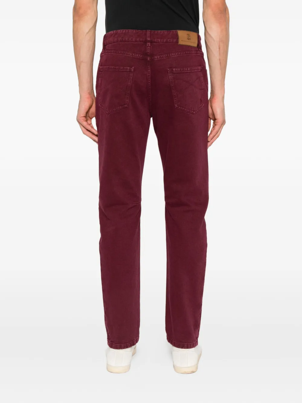 Brunello Cucinelli Katoenen jeans Rood