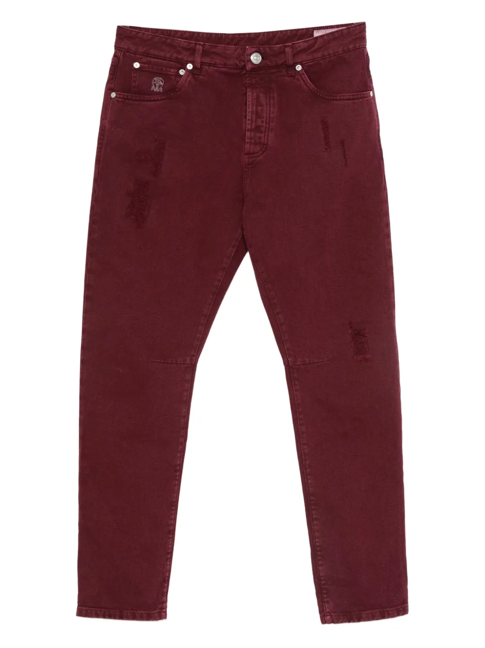 Brunello Cucinelli cotton jeans | Red | Image 1