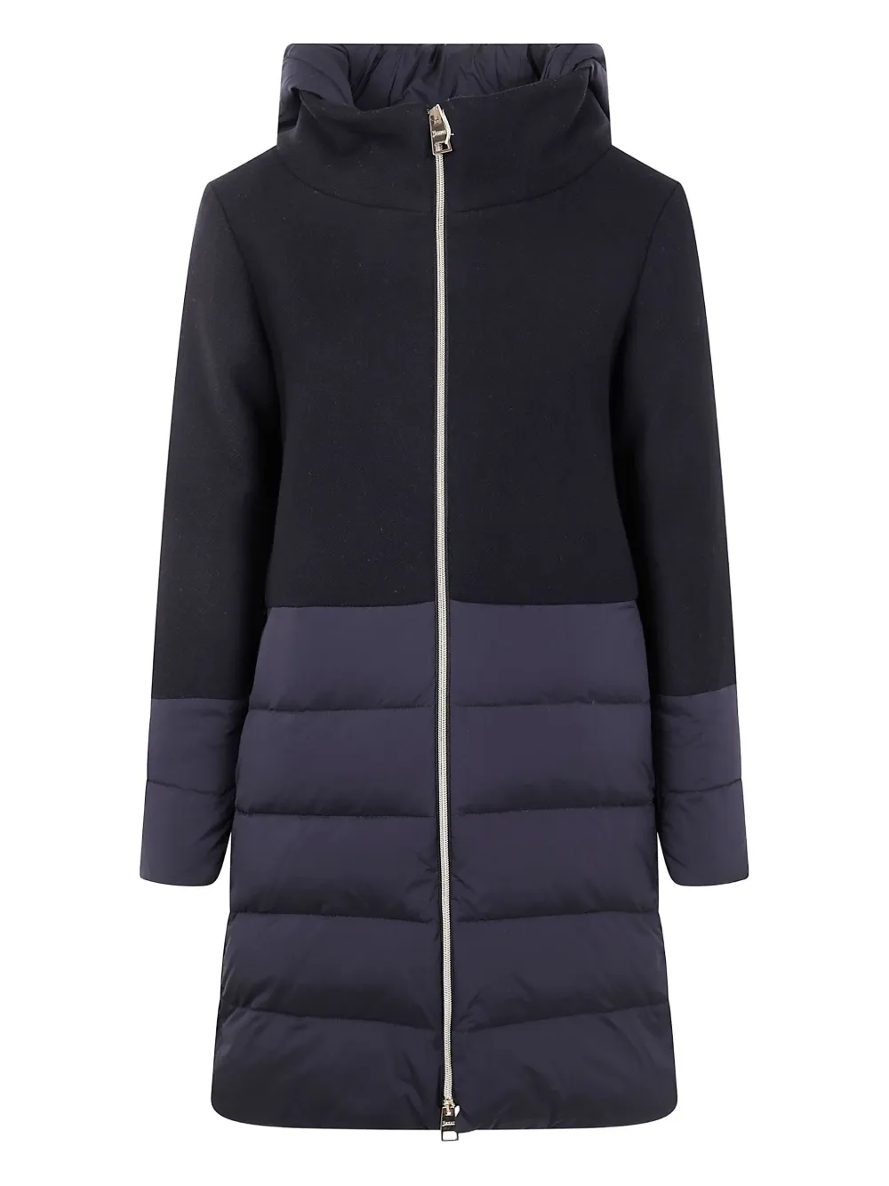 Herno hooded padded jacket Zwart
