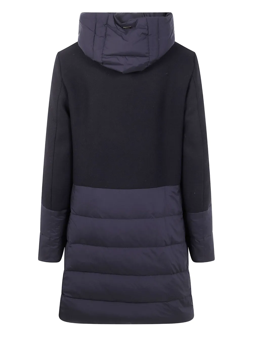 Herno hooded padded jacket Zwart