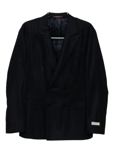 Canali pinstripe double-breasted suit