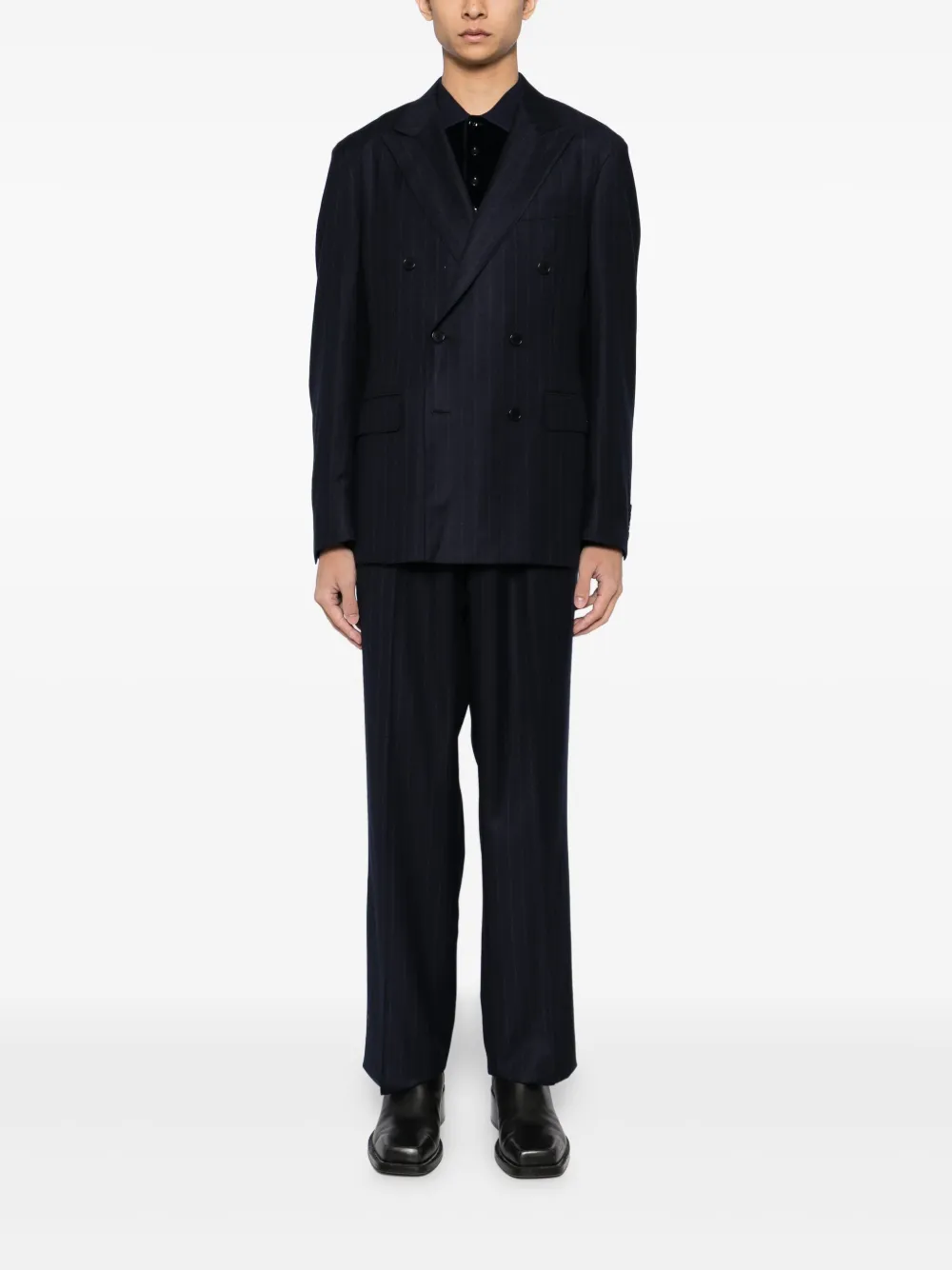 Canali pinstripe double-breasted suit | Double  Breasted Suits | Image 2