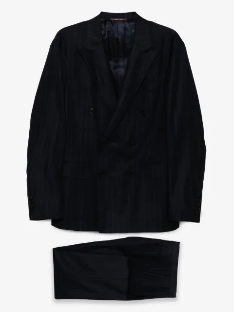 Canali pinstripe double-breasted suit
