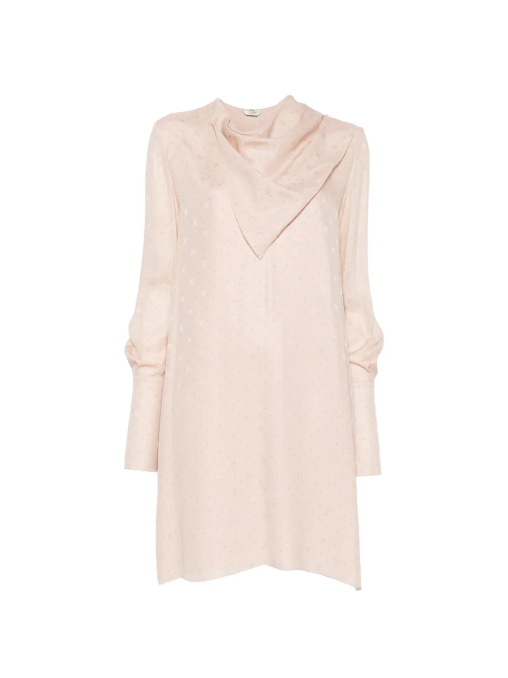 FENDI V-neck mini dress - Rosa