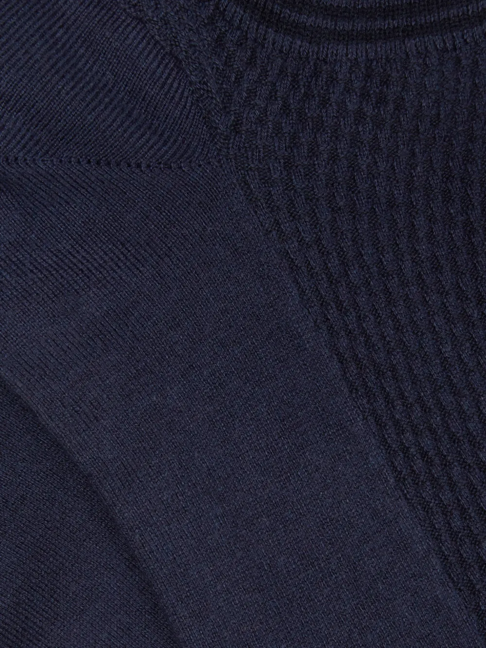 Zegna Geribbelde sokken Blauw