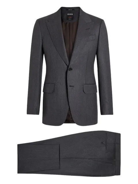 Zegna single-breasted wool suit