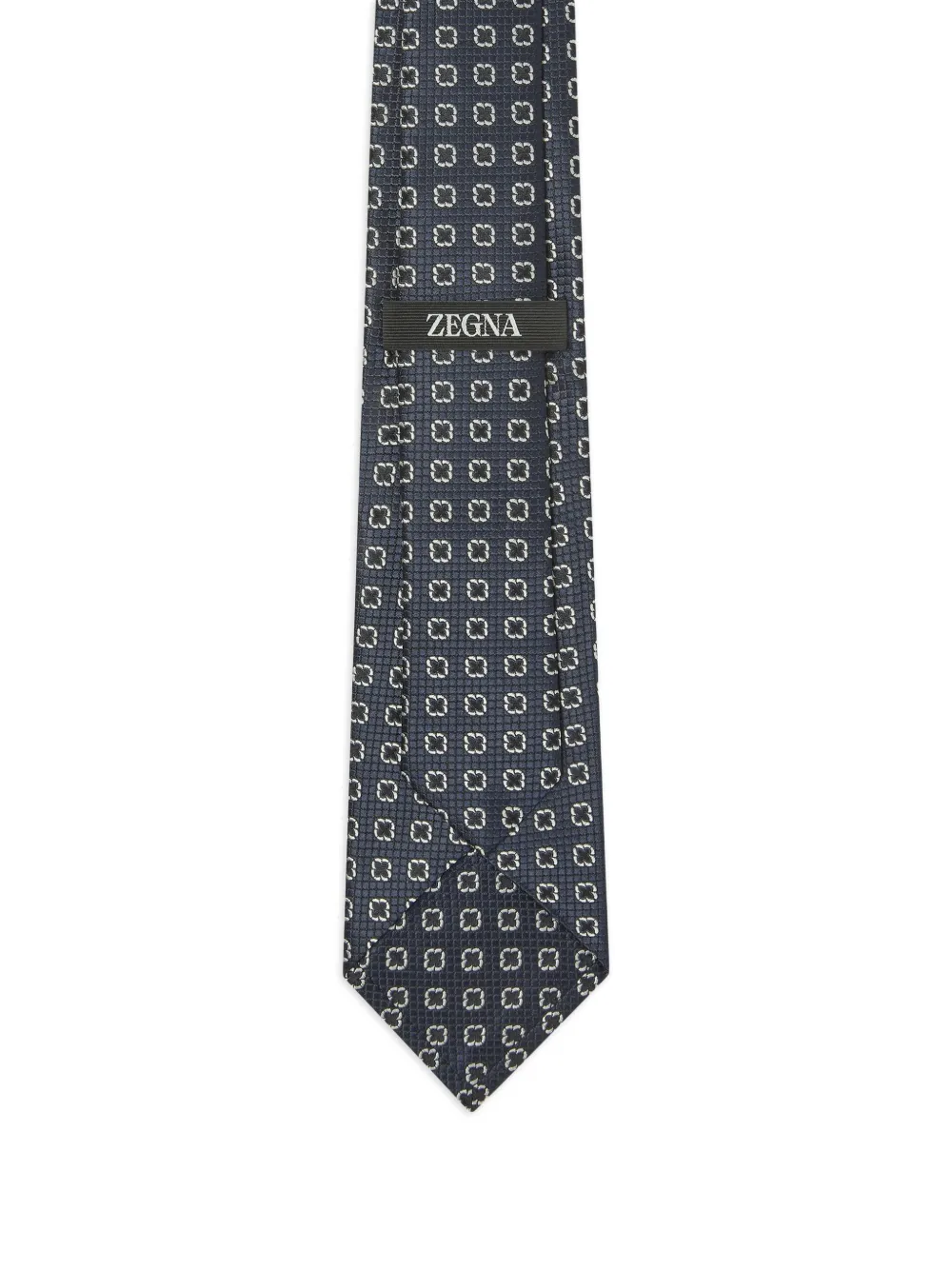 Zegna foulard en soie à motif géométrique | Image 2