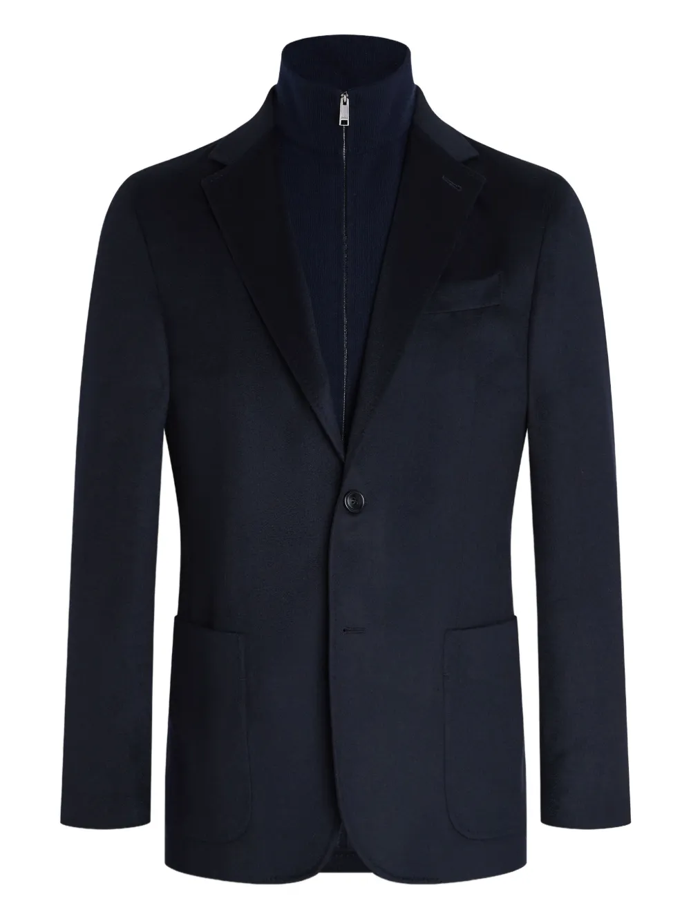 Zegna Kasjmier overhemd Blauw